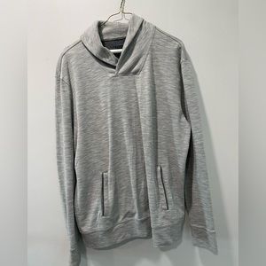 Mens Express Shawl Collar Popover Sweater Size M